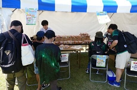 らくJAんお届け便PRブース.JPG