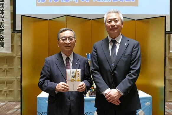 長野県スポーツ協会に長野米などを寄贈