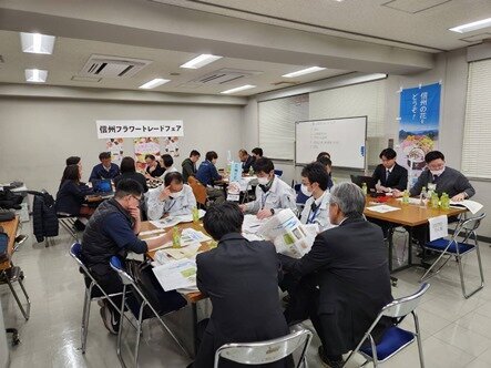 花きの商談会「信州フラワートレードフェア」を東京・大阪で開催