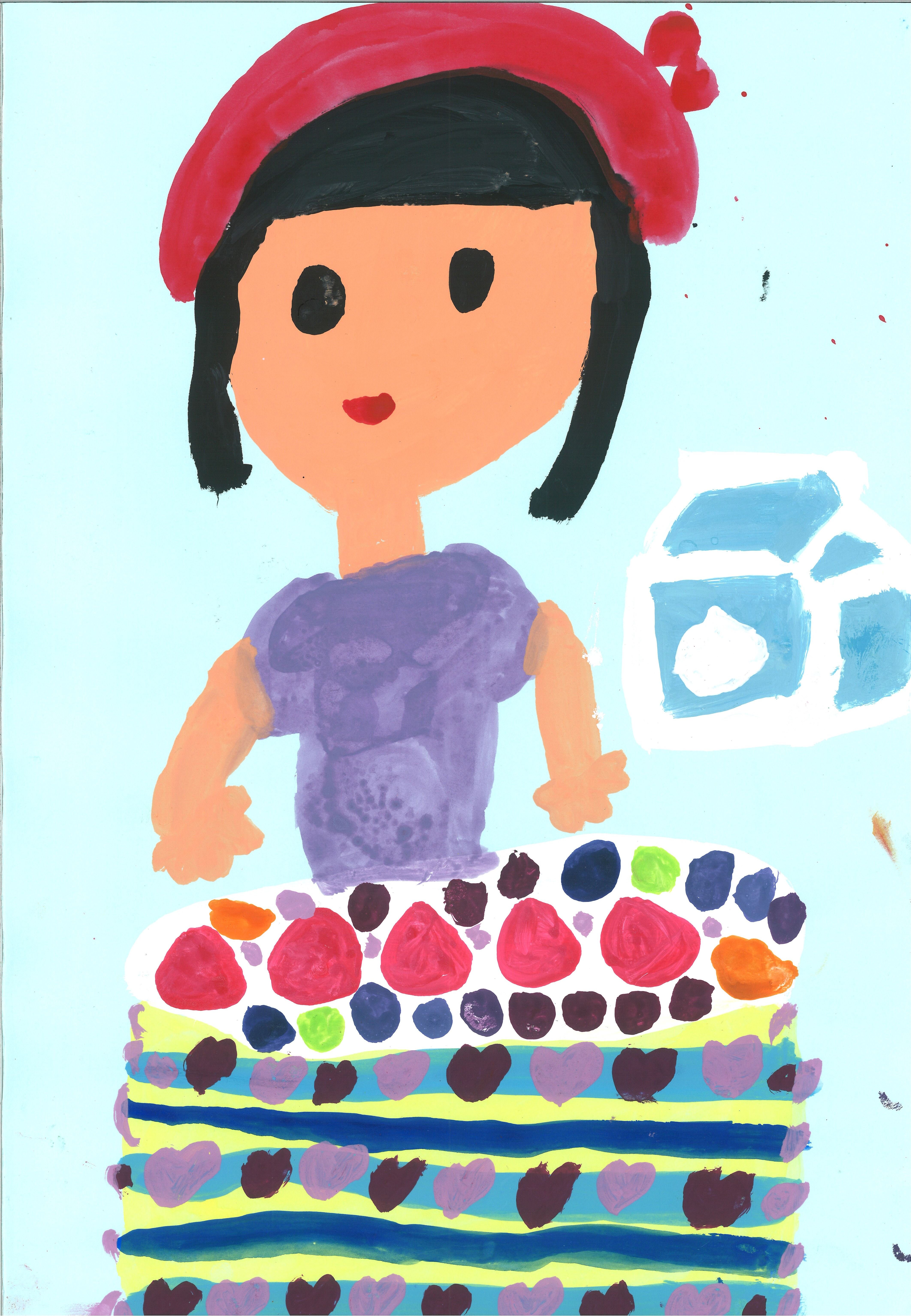 長野市 聖フランシスコ保育園 6歳
田中 絵菜さん
