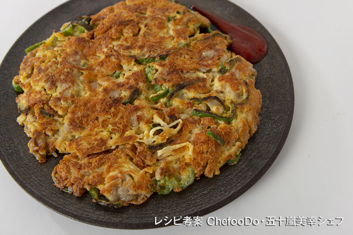 キノコと豚肉のチーズ焼き