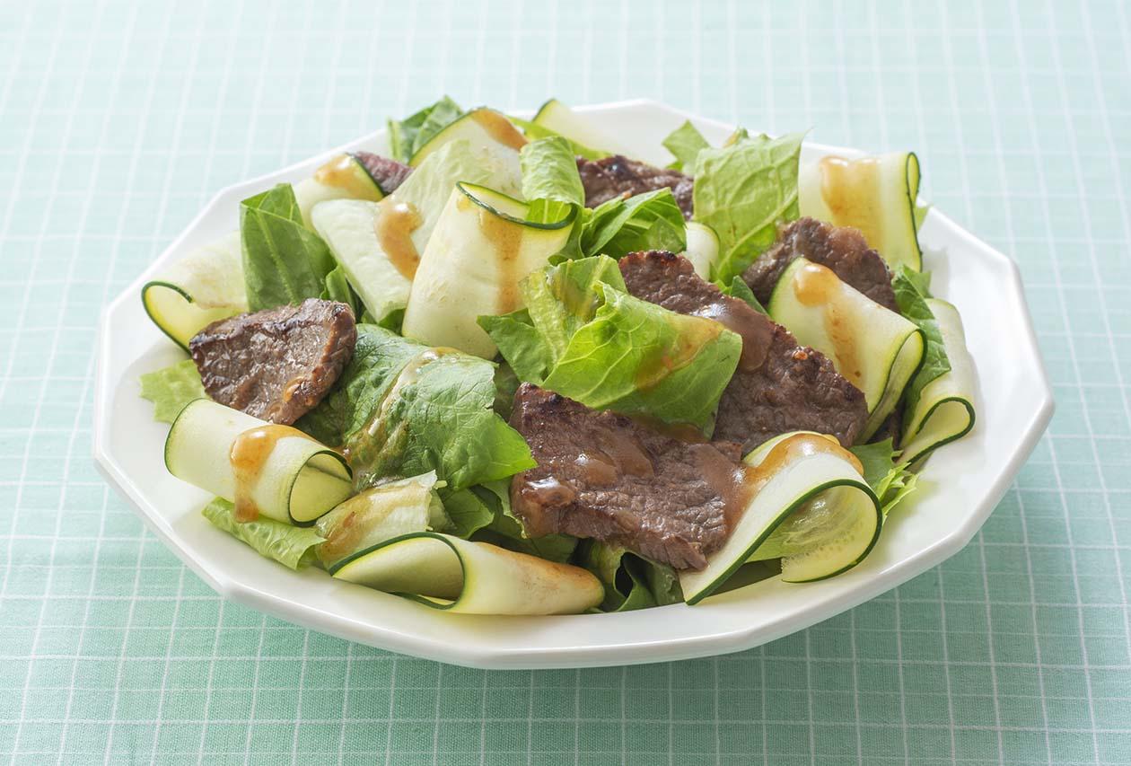 ズッキーニの焼肉サラダ