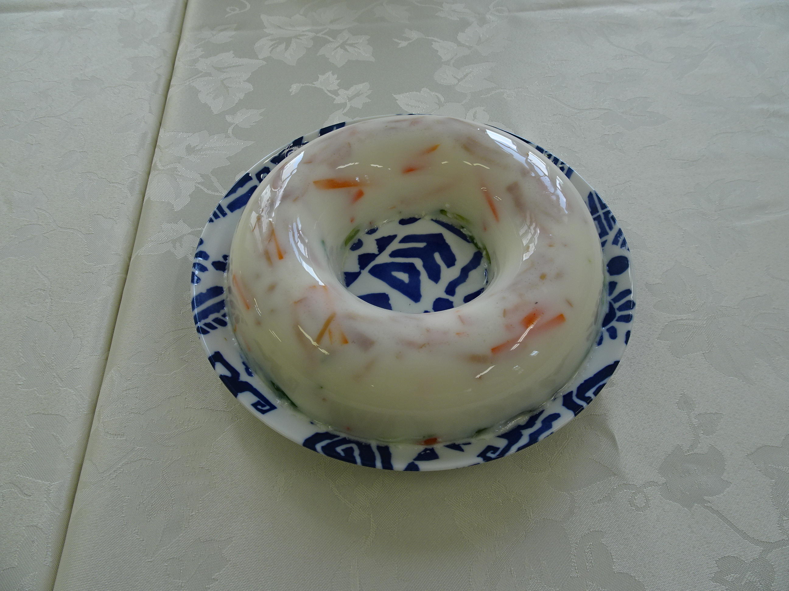 牛乳サラダ寒天