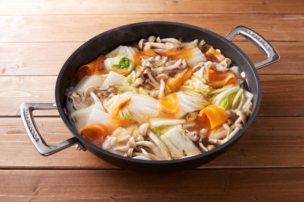 白菜と豚肉の梅風味鍋