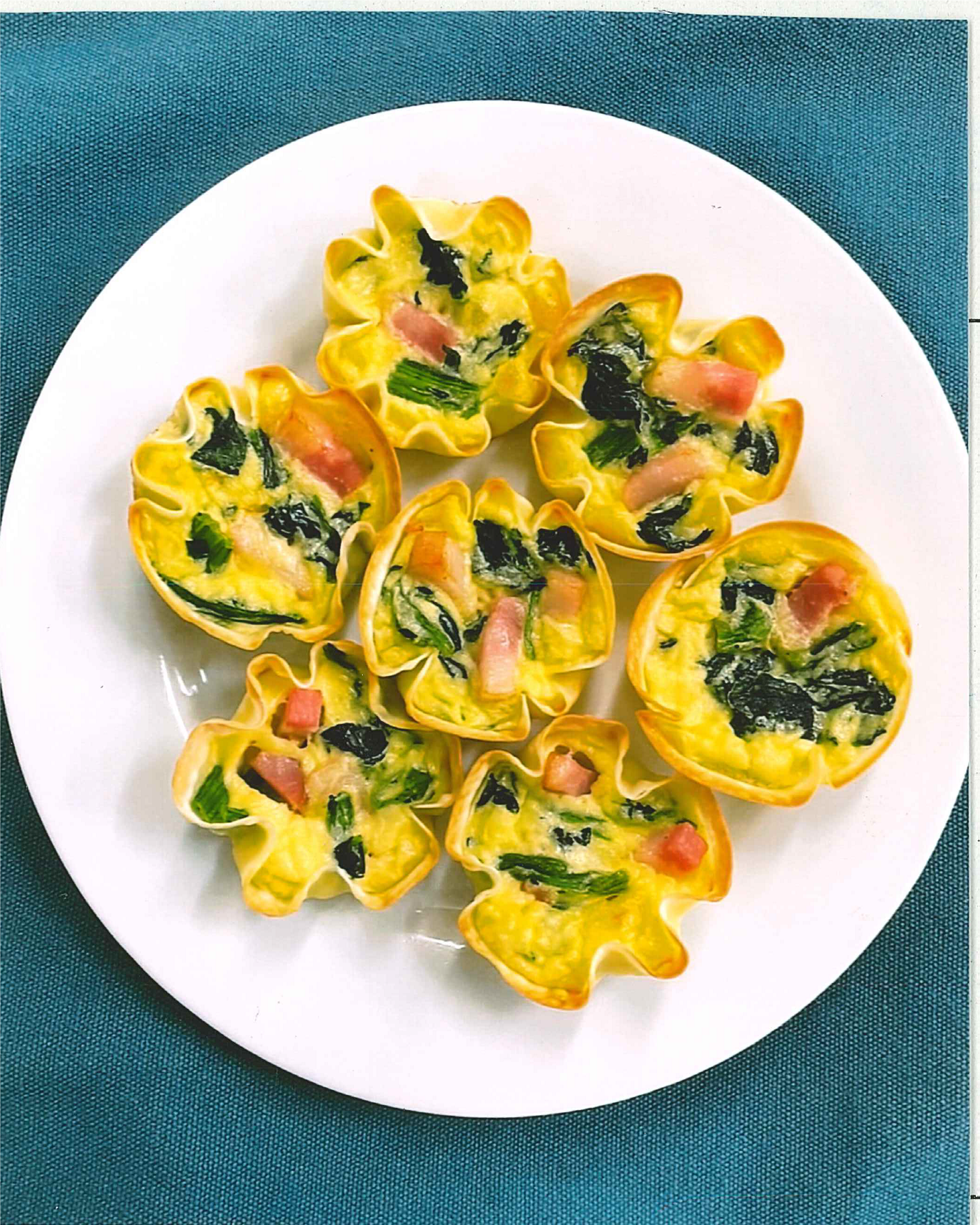餃子の皮で簡単キッシュ