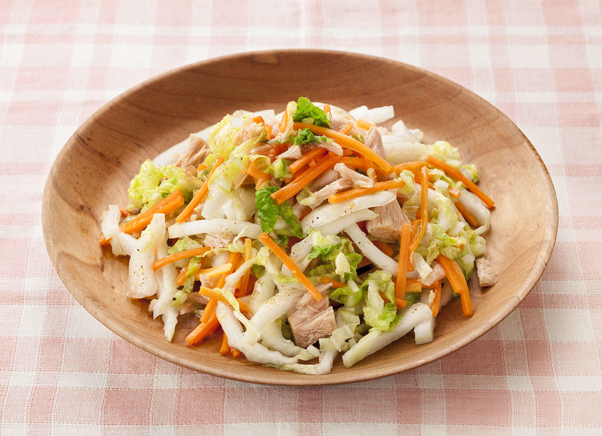 白菜とツナのあえサラダ レモン風味