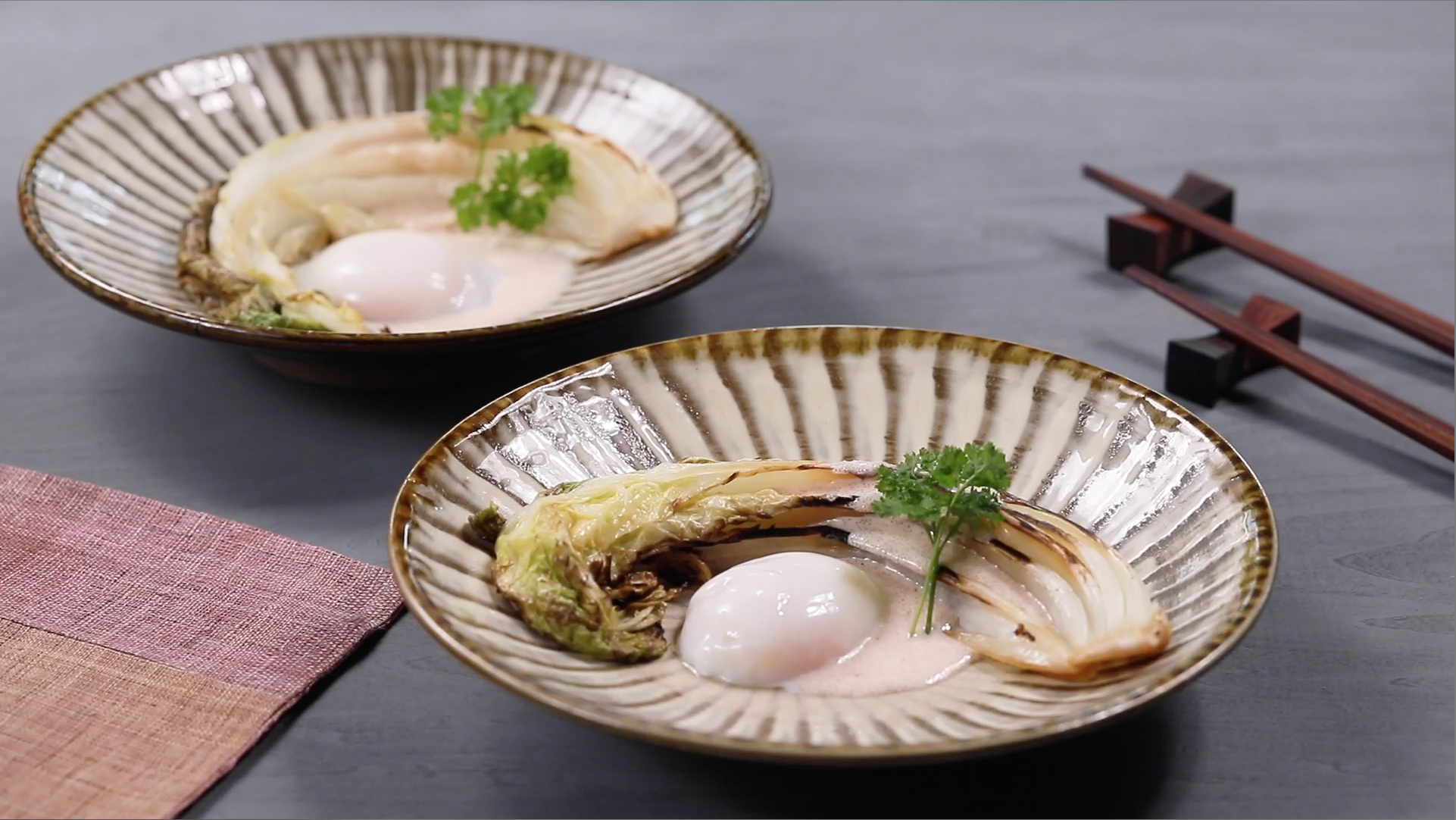 全農長野 焼き白菜の明太子ソース