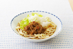 自家製なめたけ冷やしうどん