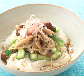 とろみきのこのぶっかけ麺